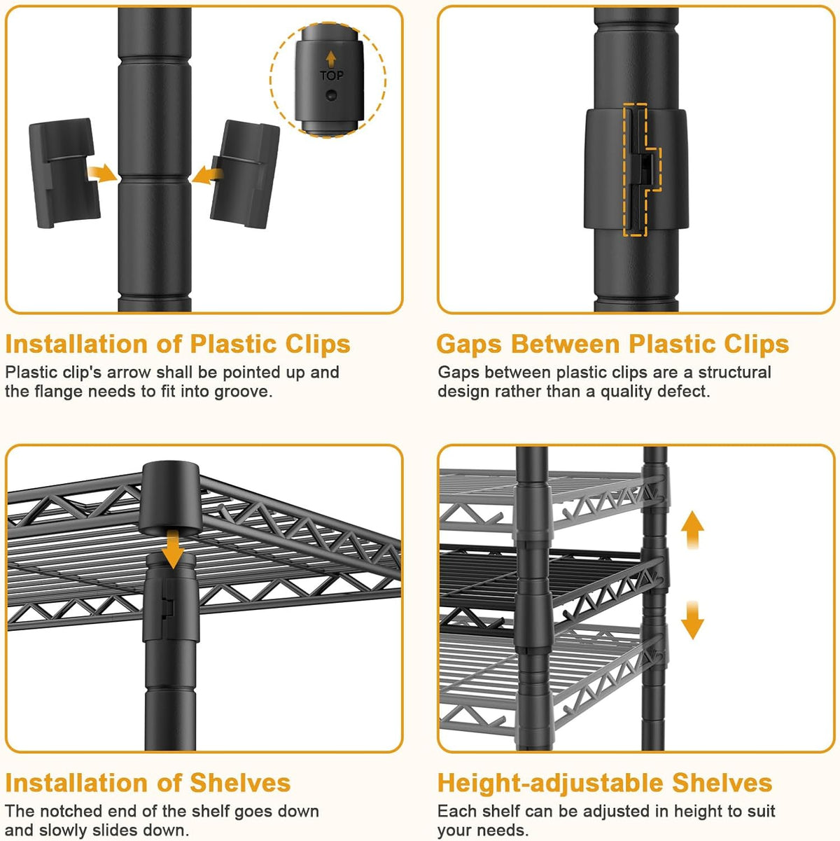 F2C Clothes Rack with Cover, Black Clothing Racks Heavy Duty