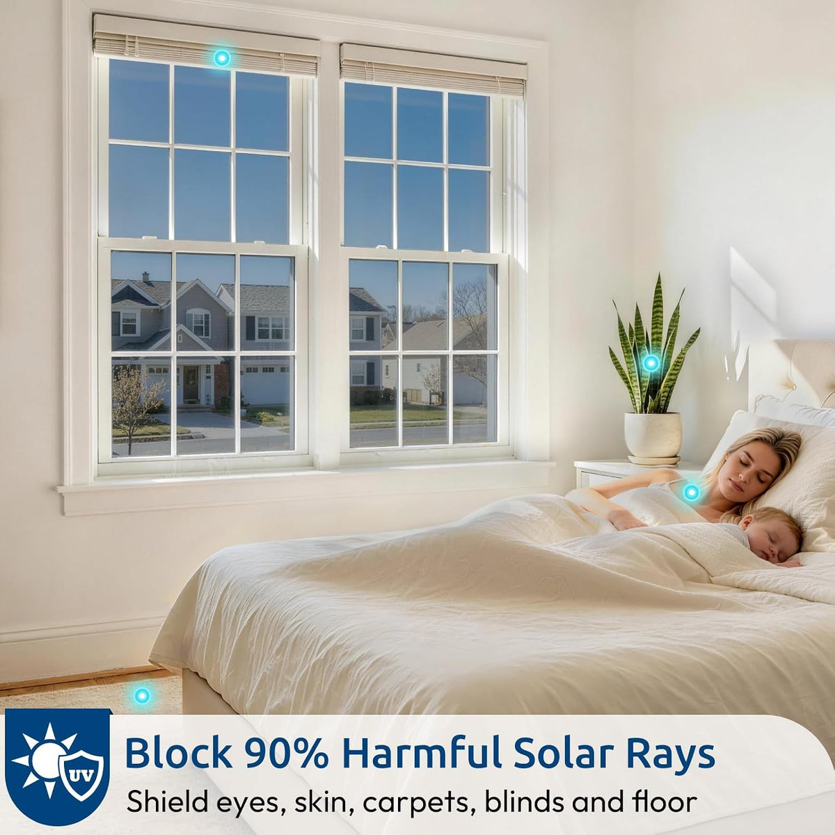 Window Privacy Film One Way, 17.5" X 118.1", Silver