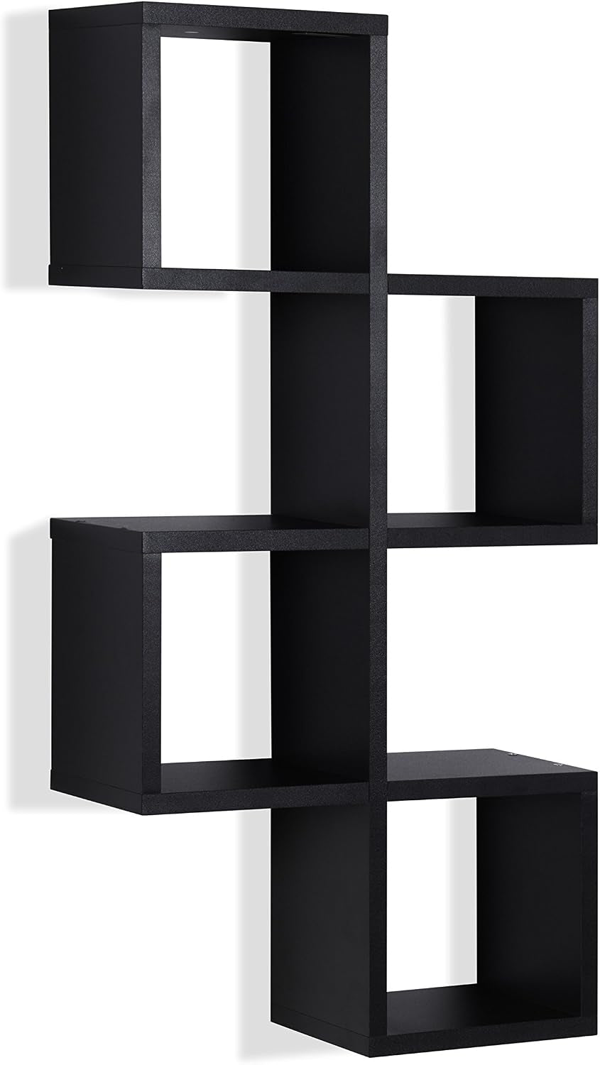 . Cubby Chessboard Wall Shelf – Black