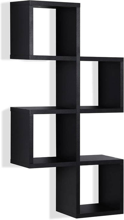 . Cubby Chessboard Wall Shelf – Black