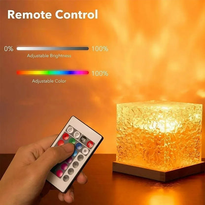 Ocean Wave Aurora Projector Lamp — 16 Colors with Remote
