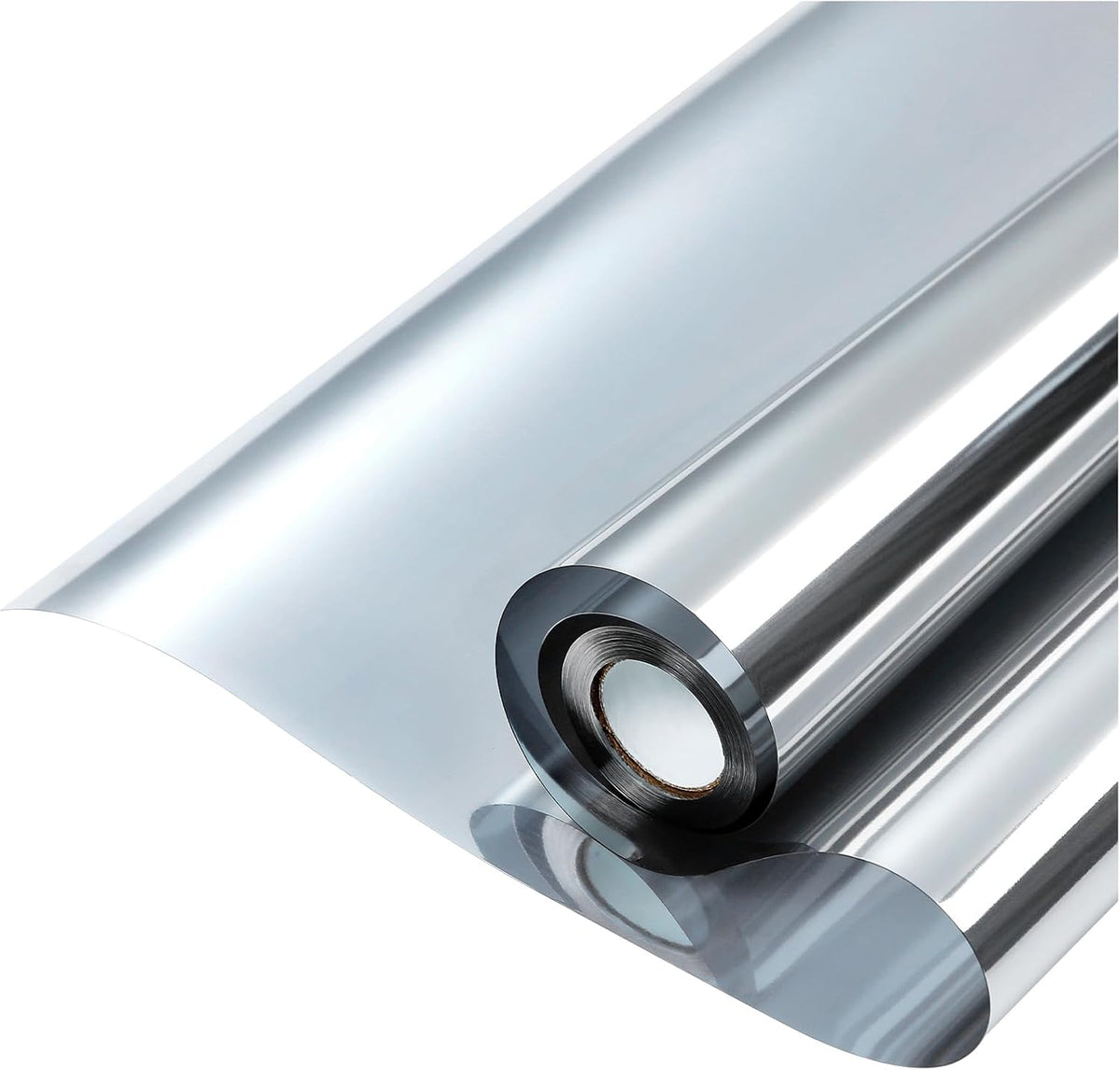 Window Privacy Film One Way, 17.5" X 118.1", Silver